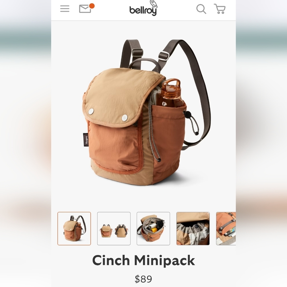 Bellroy Cinch Minipack Backpack